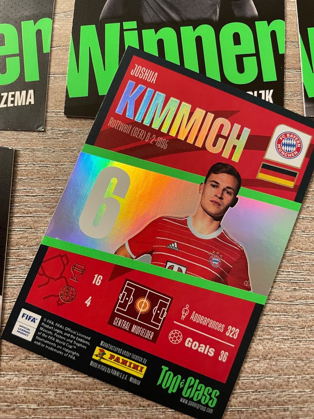 Panini Sammelbilder & Trading cards: Panini Top Class Winner – Gebraucht aus Biel-Benken BL von  1