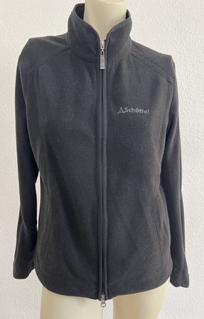 Schöffel Fleece Jacke Damen Schwarz Grösse 36 Top Zustand