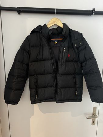Polo Ralph Lauren Daunenjacke schwarz Grösse M 10-12