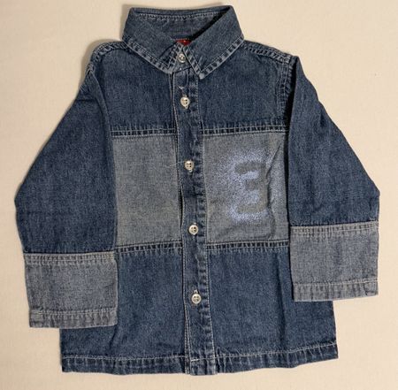 Cooles Jeanshemd für Kinder - Grösse 92, Top Zustand!