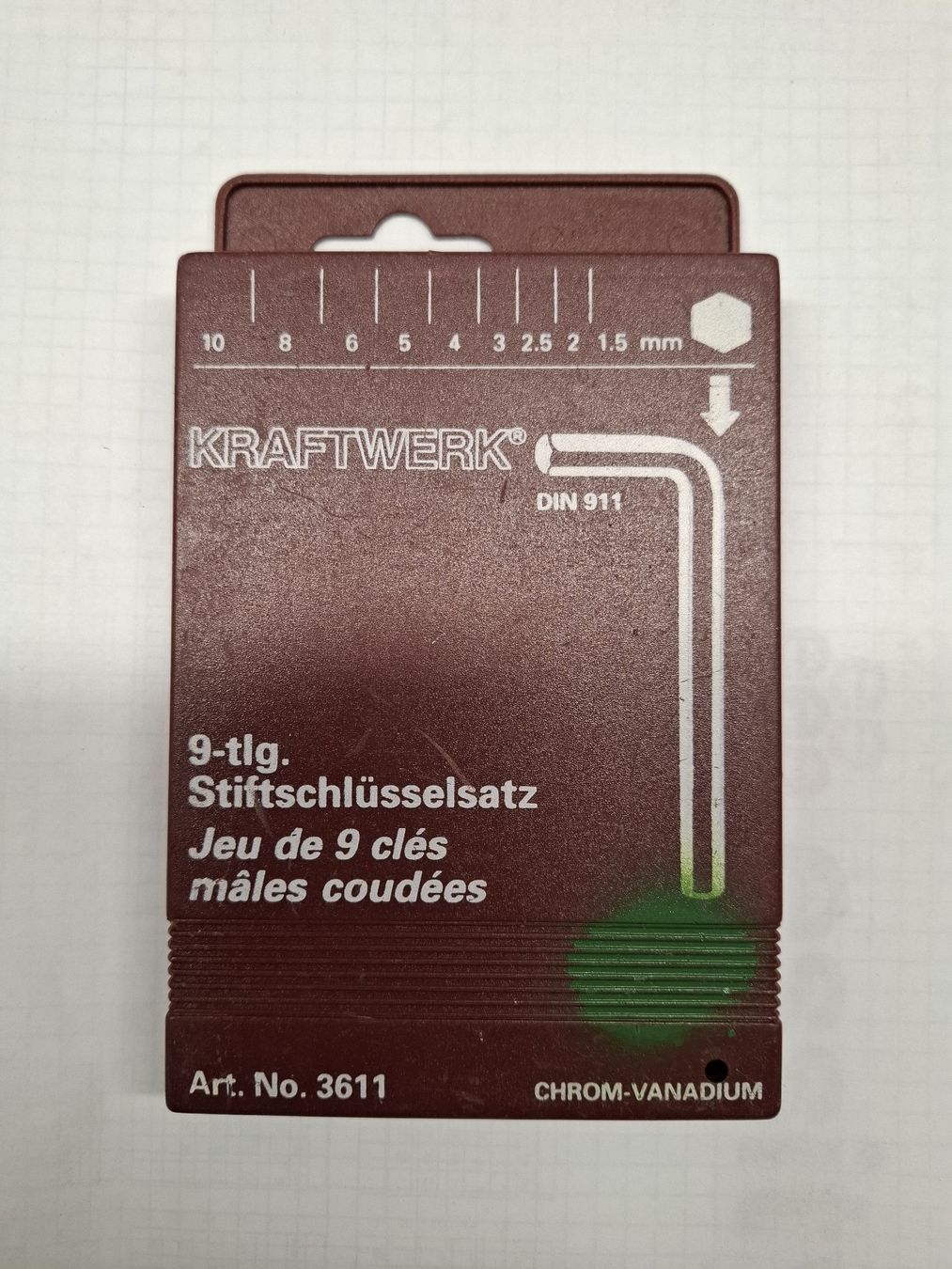 Kraftwerk Tutti gli attrezzi: Inbusschlüsselsatz – Usato da St. Gallen venduto da Plunder64
