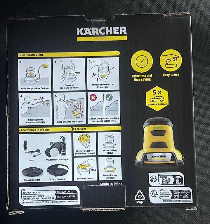 Kärcher Sonstiges für Haushalt & Wohnen: Kärcher EDI 4 Limited Edition - Elektrischer Eiskratzer – Neu und originalverpackt aus Romanshorn von vivi304 2