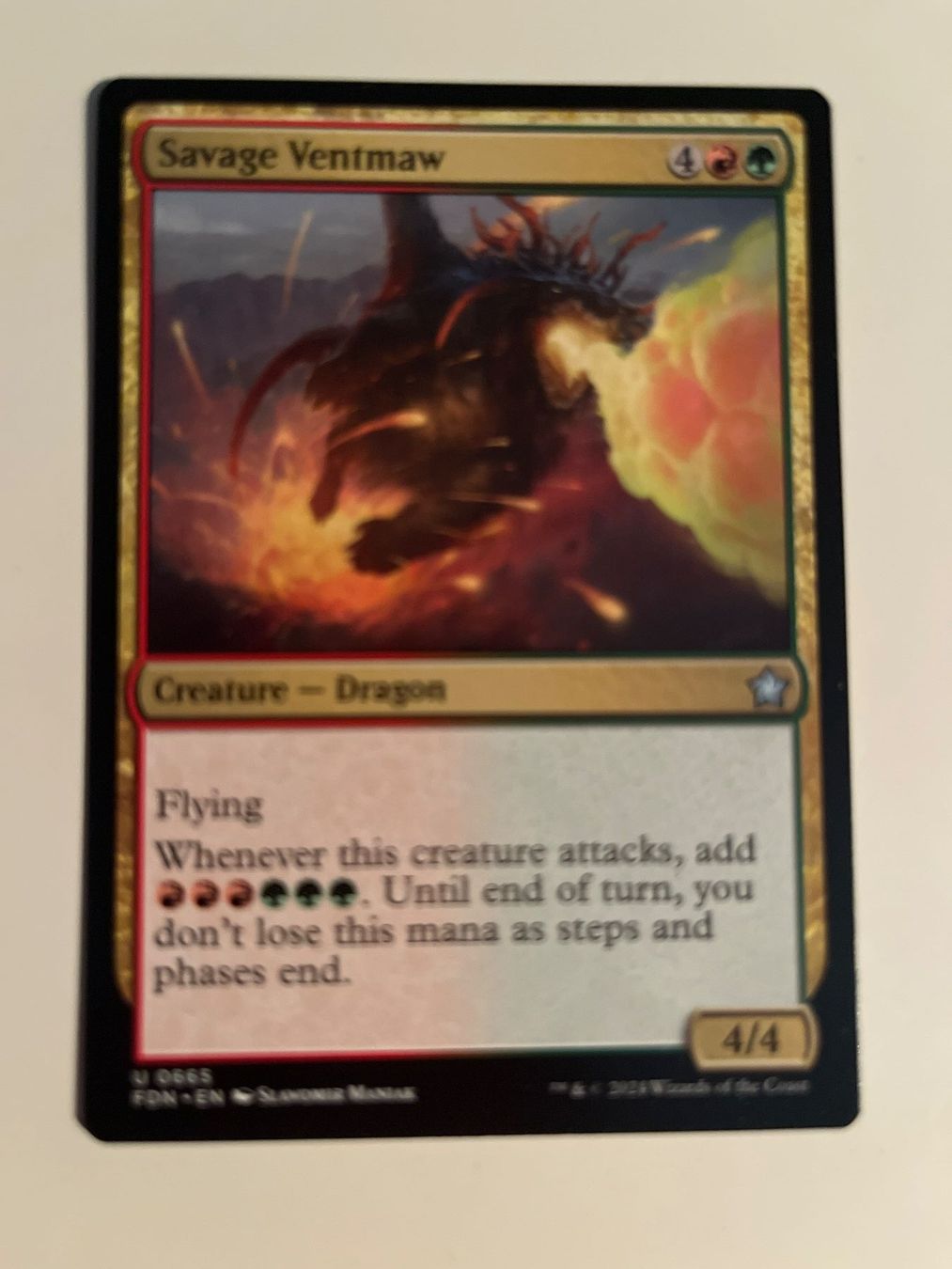 Magic The Gathering Carte collezionabili: 1 x Savage Ventmaw - Magic: The Gathering - MtG – Usato da Kriens venduto da Shadi1980