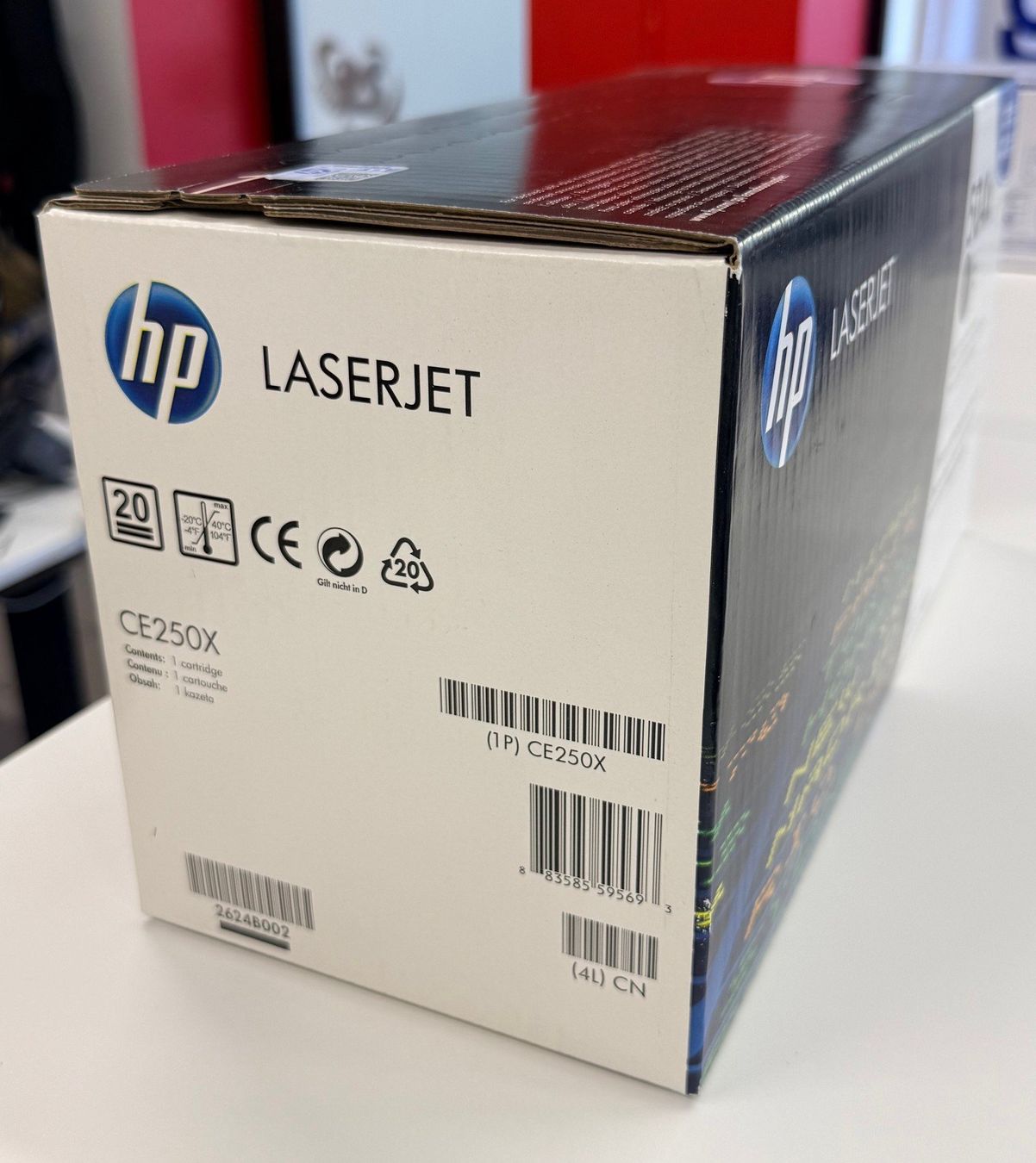 Hewlett Packard Cartucce per stampanti & toner: Toner originale HP 504X Nero - CE250X – Nuovo e nell'imballaggio originale da Bellinzona venduto da Ario13 1
