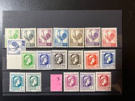 Série complète Alger 1944 neufs**/*