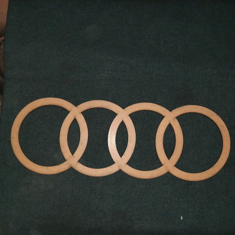 Audi Logo Gargenschild Deko Audi motorsport