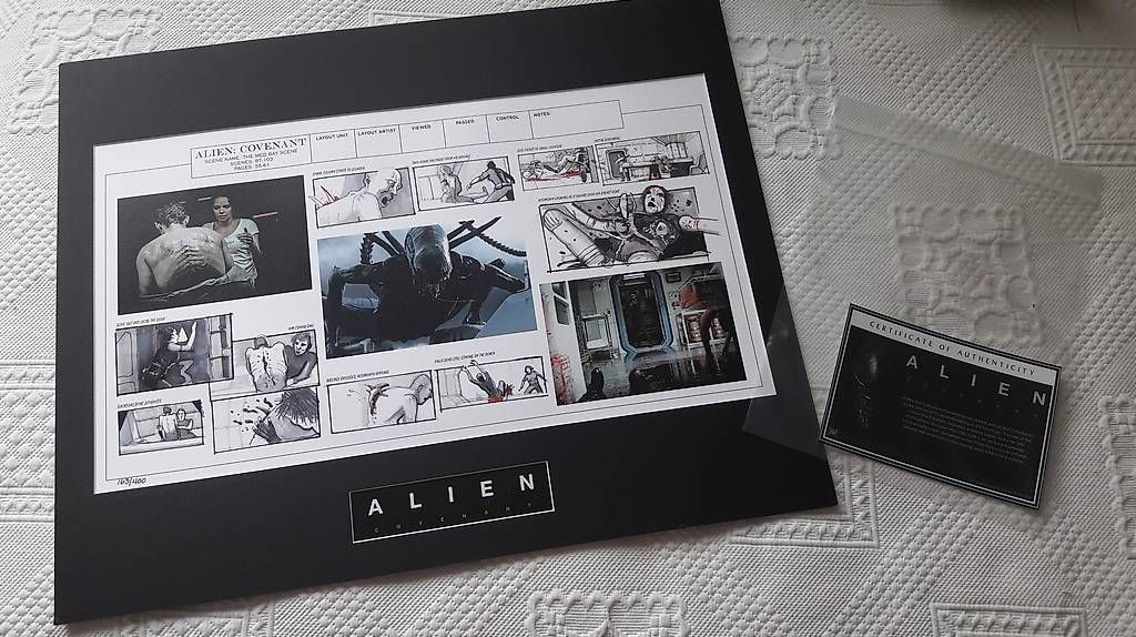 Poster & Bilder: Storyboard Alien Covenant. Limitierte Auflage – Neu (gemäss Beschreibung) aus Belp von Yvi76 4