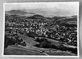 Fliegeraufname von Herisau, Luftbild Alpar Bern, 1945