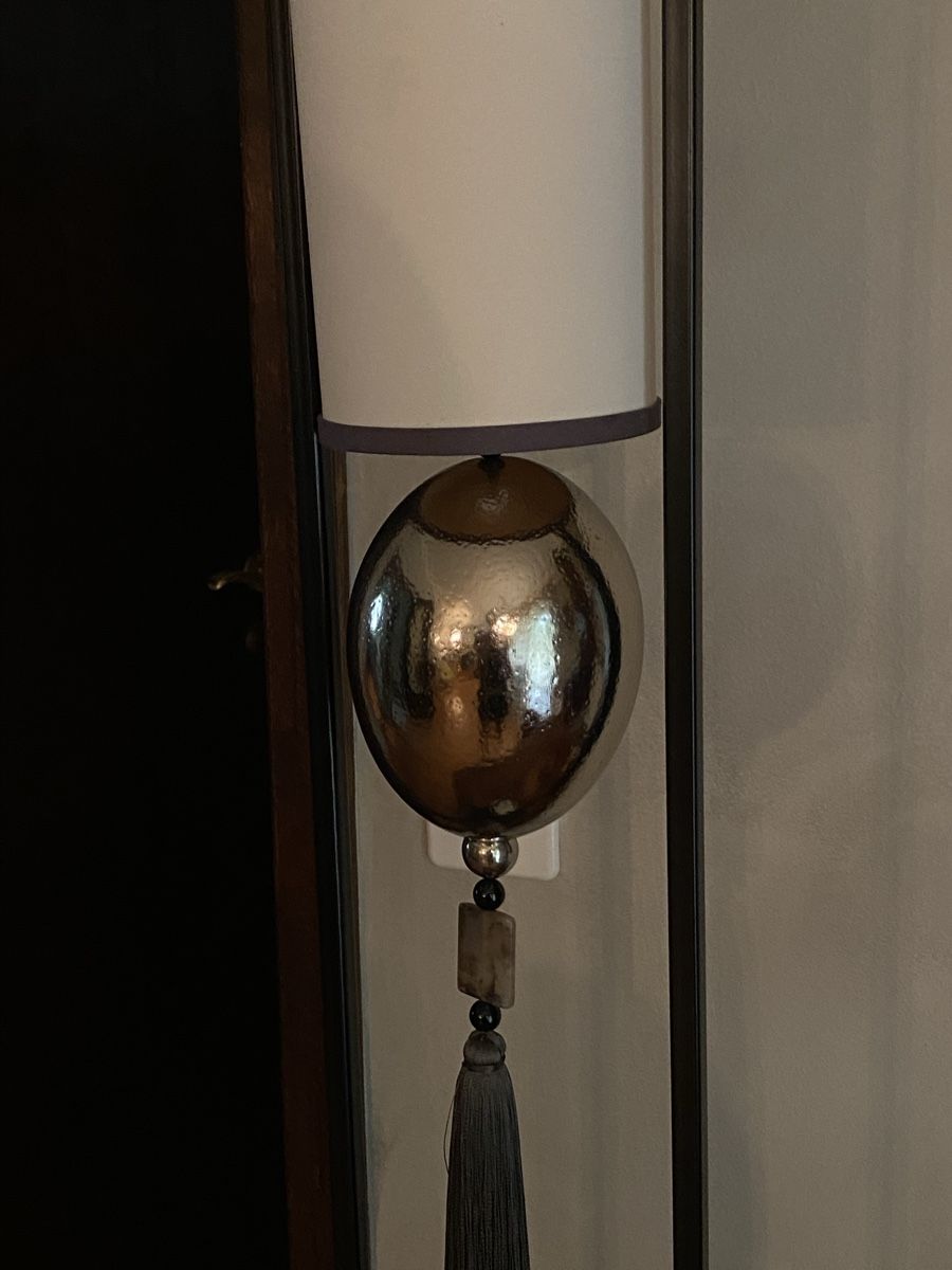 Lampen: lampada con sfera metallizzata e nappa – Gebraucht aus Ascona von her_7yh6 4