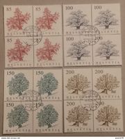 2021 Bäume TOP Vollstempel 8610 Uster 9.9.2021 Viererblock