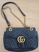 Gucci GG Marmont Medium Schultertasche Schwarz