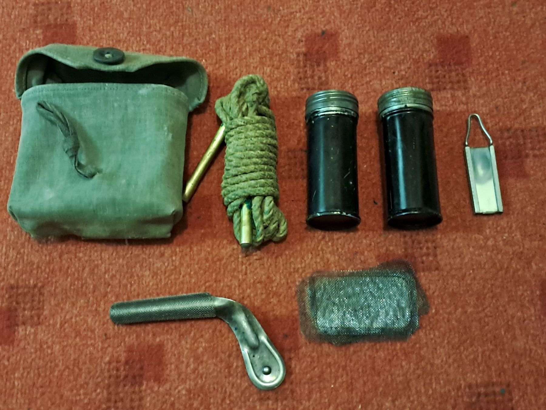 Schweizer Armee Armi bianche: Karabiner Putzzeug – Usato da St.Gallen venduto da Infanteriewerk