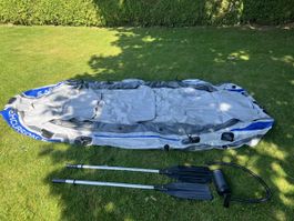 Schlauchboot INTEX Excursion 5 mit Paddel und Pumpe