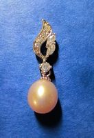 Anhänger echt Perle Rosa 2.8cm neu