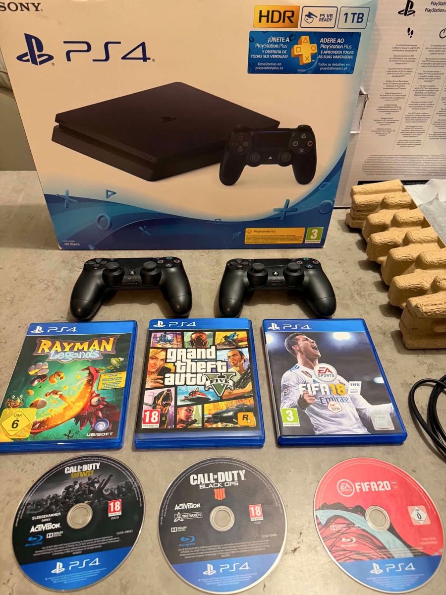 Sony Konsolen: PS4 Slim 1T (Komplettes Set) – Neu (gemäss Beschreibung) aus Kerns von OlSecHand01 2