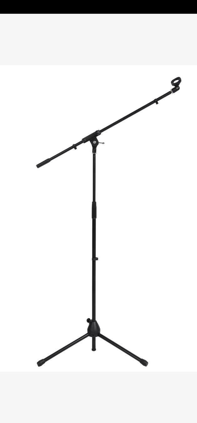 Supporti per strumenti musicali & leggii: 2 x Mikrofonständer schwarz Stativ verstellbar – Nuovo e nell'imballaggio originale da Berneck venduto da erato6