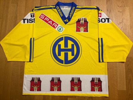 ORIGINAL HC DAVOS TRIKOT 1998/99 HCD SHIRT MAGLIA HOCKEY XL