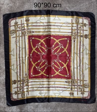 Foulard Jean-Louis Scherrer Paris 90x90 Vintage
