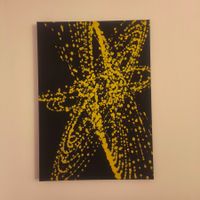 🔥Tableau abstrait moderne – peinture pendulaire 🔥