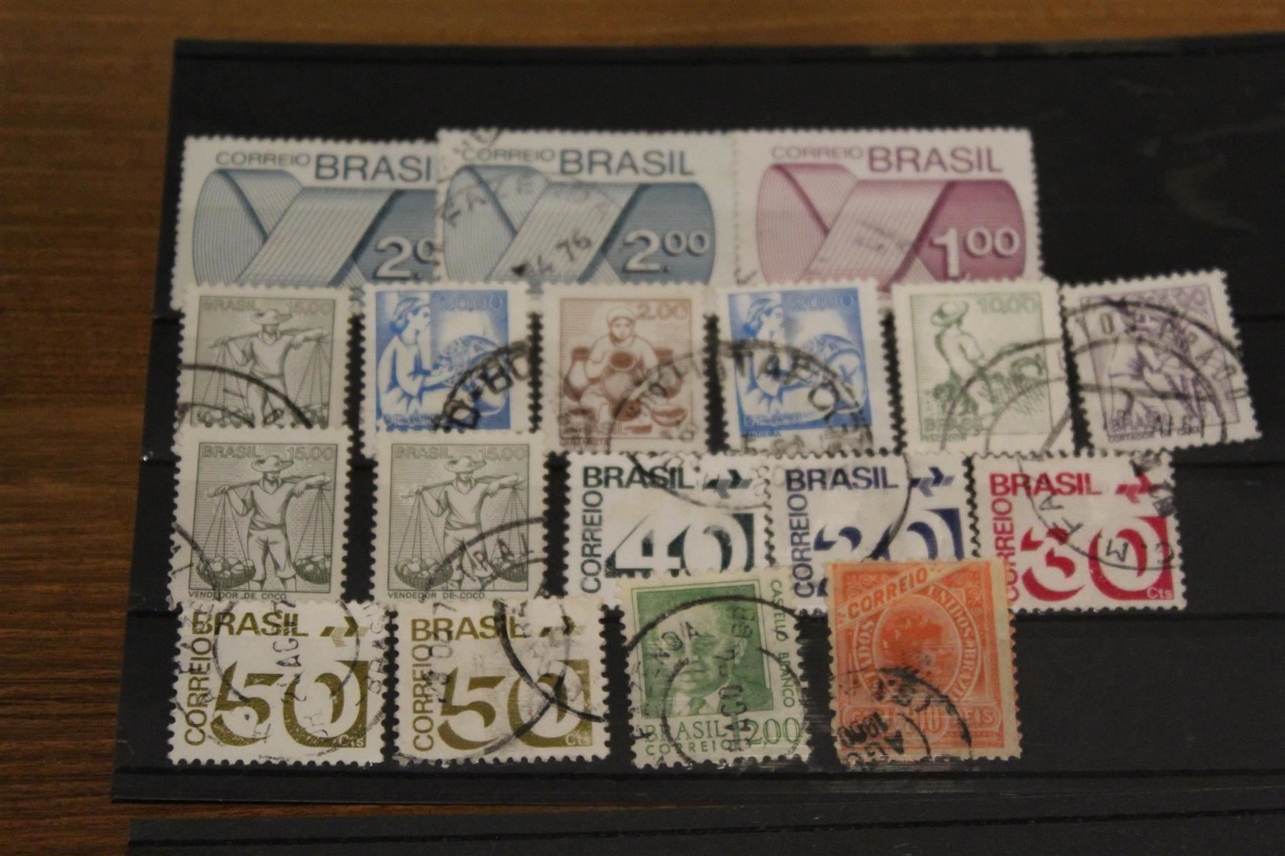 Tous les timbres: 2 Steckkarten - Brasilien – D'occasion à Reinach BL par Haexli_46 1