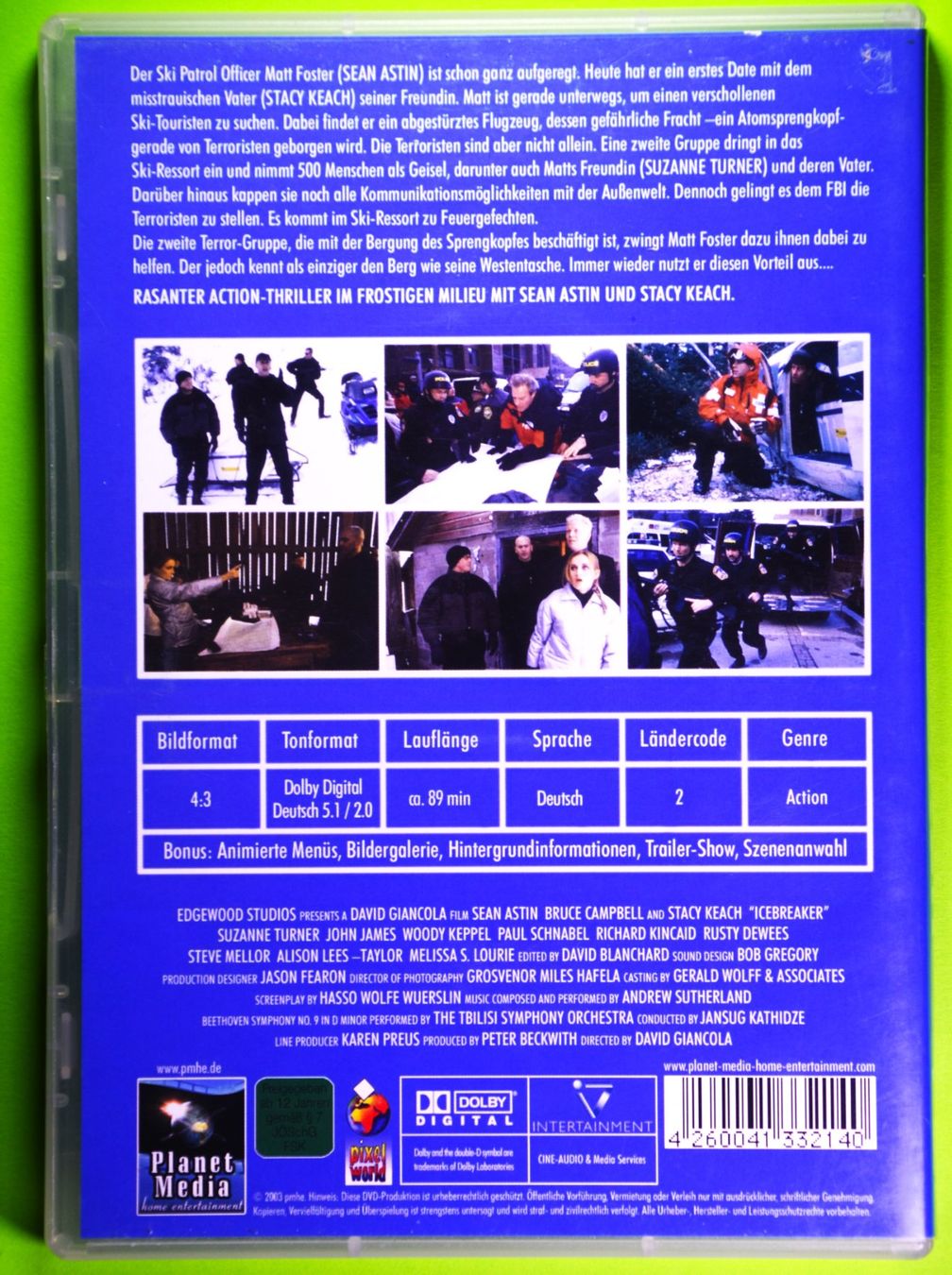 Tutti i DVDs: ICEBREAKER / RASANTER ACTION - THRILLER ! – Nuovo (secondo la descrizione) da Luzern venduto da piro12 1