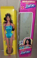 Barbie hispanic Sunsational Malibu,1983,Neuve,Bte Endommagée