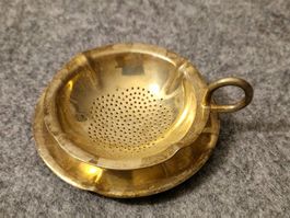 Vintage Teesieb mit Untersatz SIGG