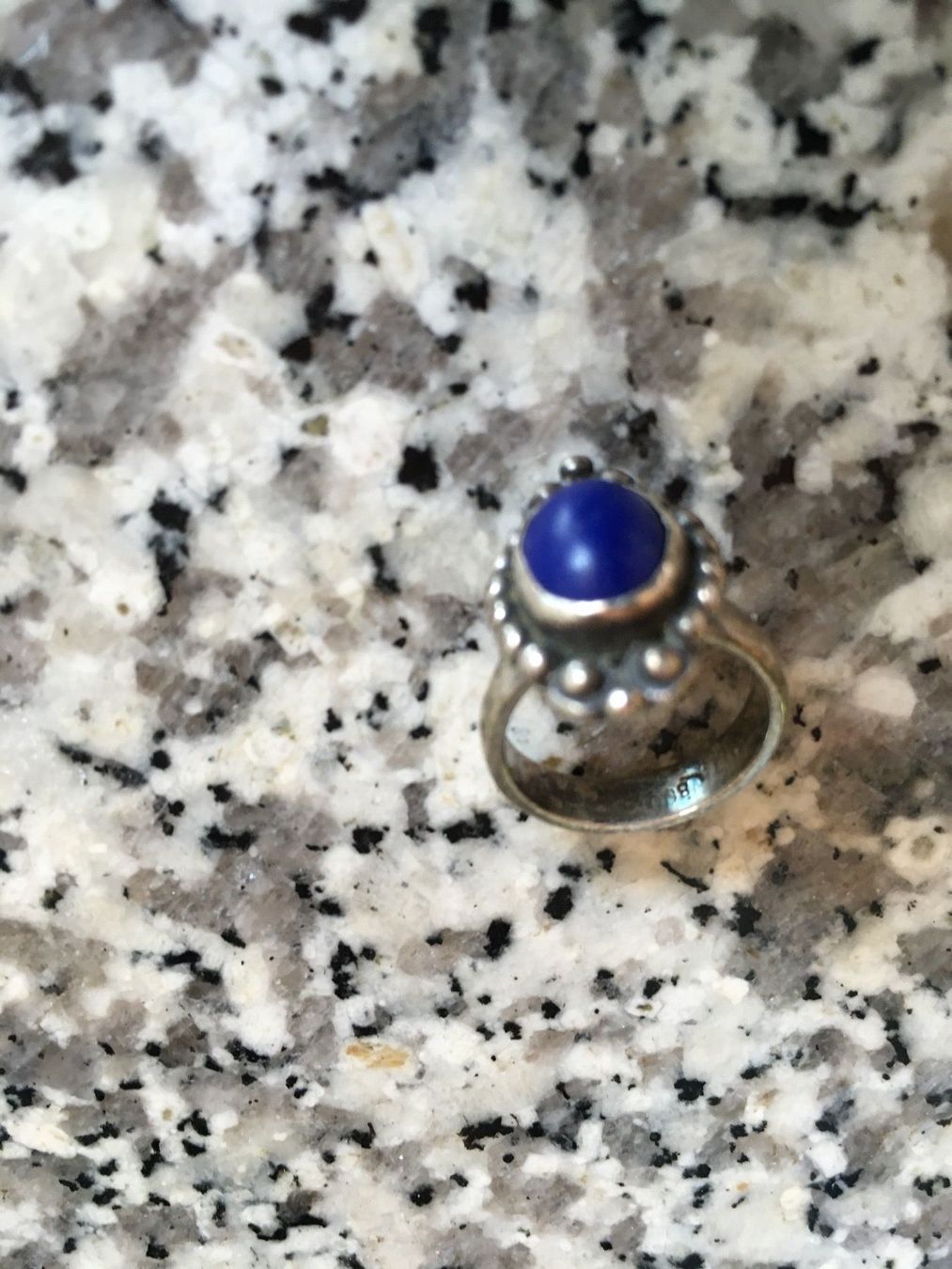 Ringe: Silberring mit Lapislazuli – Gebraucht aus Arlesheim von Maria0034 1