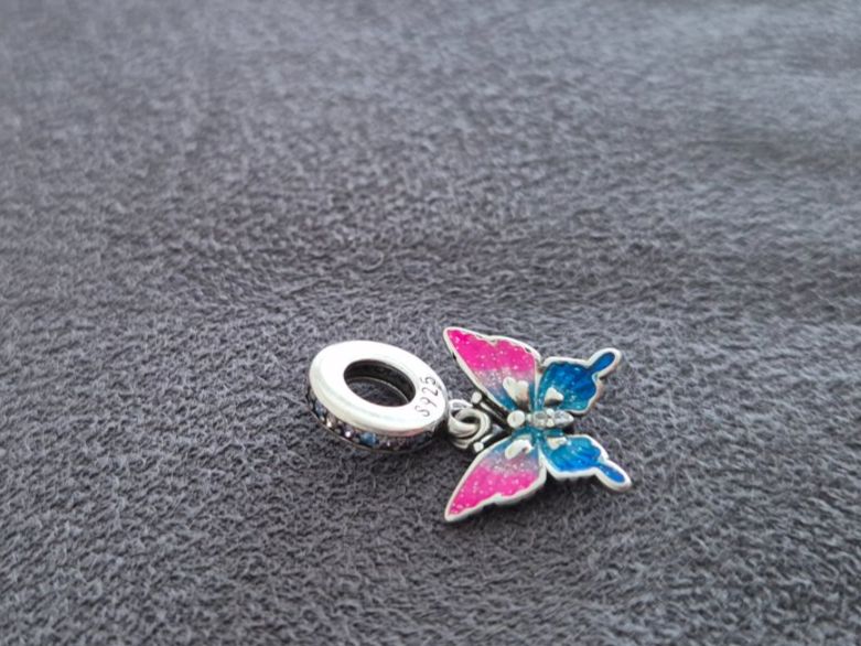 Pendentifs: Silber Charm Schmetterling +Garantie – Neuf (Voir description) à Rotkreuz par Carbone_Bijou-Shop 1