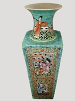 Grand Vase ancien Porcelaine Chine Splendide Rare' 🎁