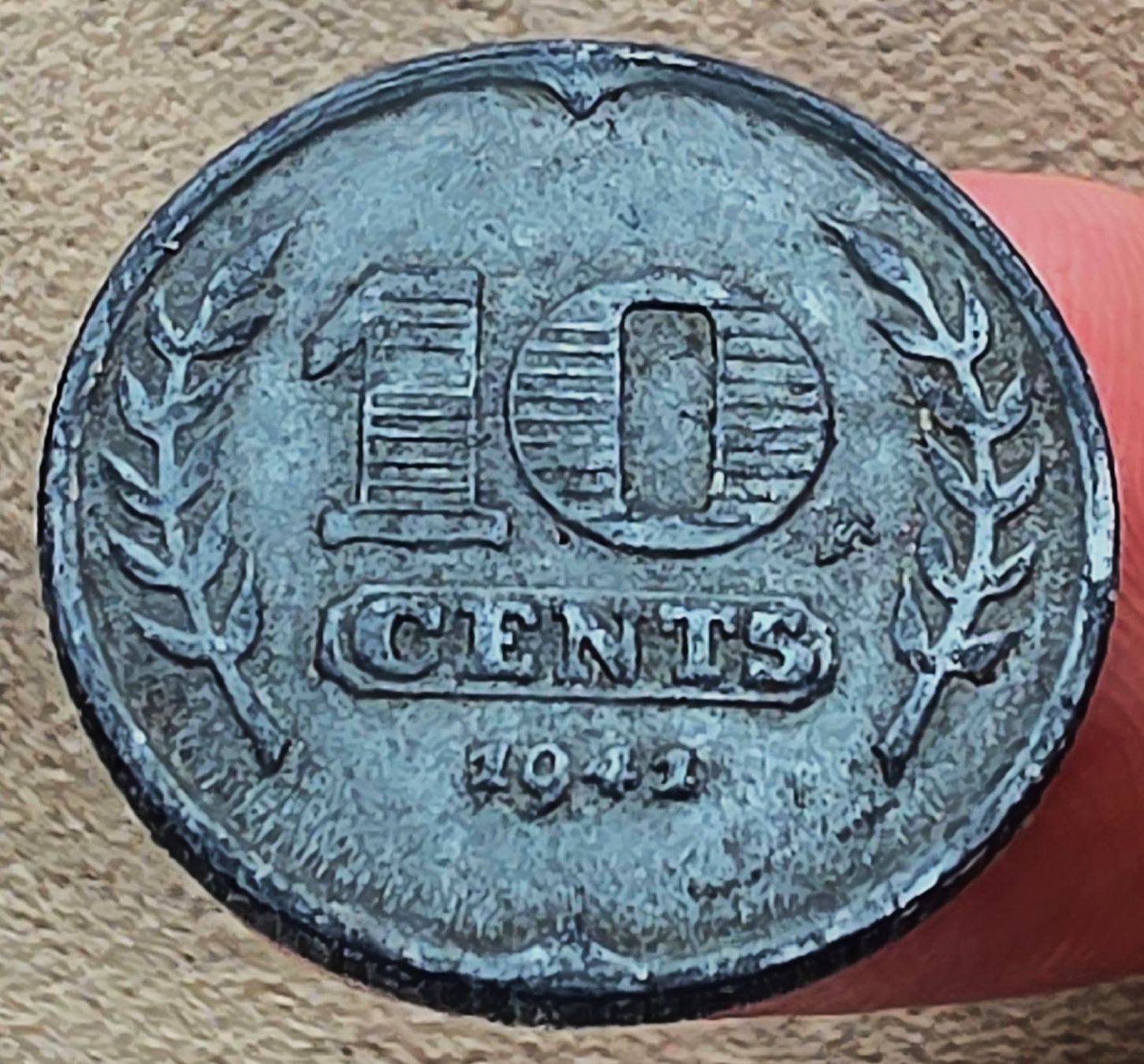 Alle Münzen: NIEDERLANDE 10 CENTS 1941 – Gebraucht aus Winterthur von Creso70 1