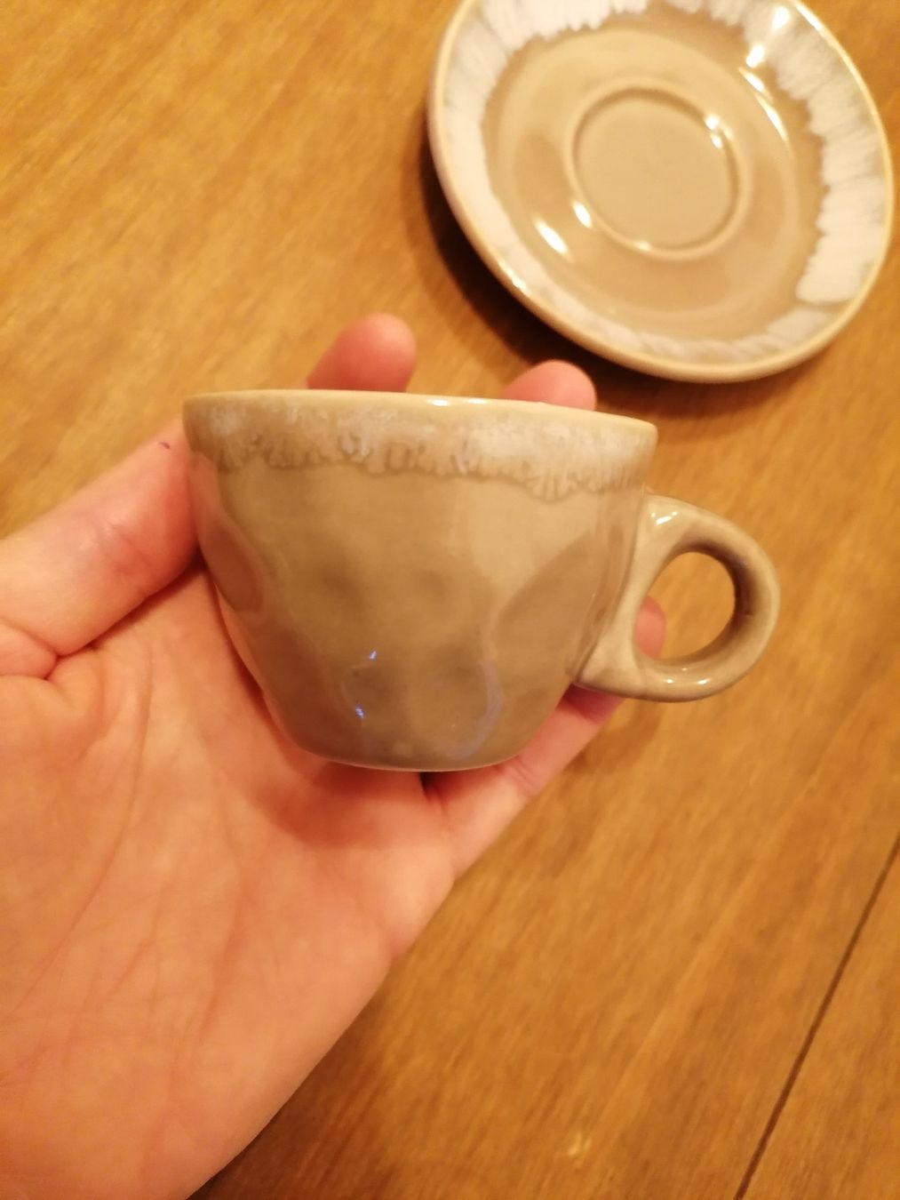 Set di piatti: 6x Espressotassen mit Tellern – Usato da Leuk-Stadt venduto da See_Lin 2