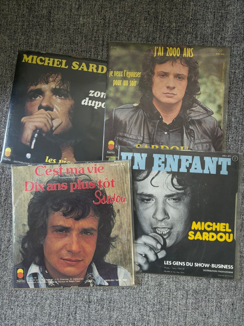 Vinyles: 4xMichel Sardou Singles – D'occasion à Zofingen par Bigron