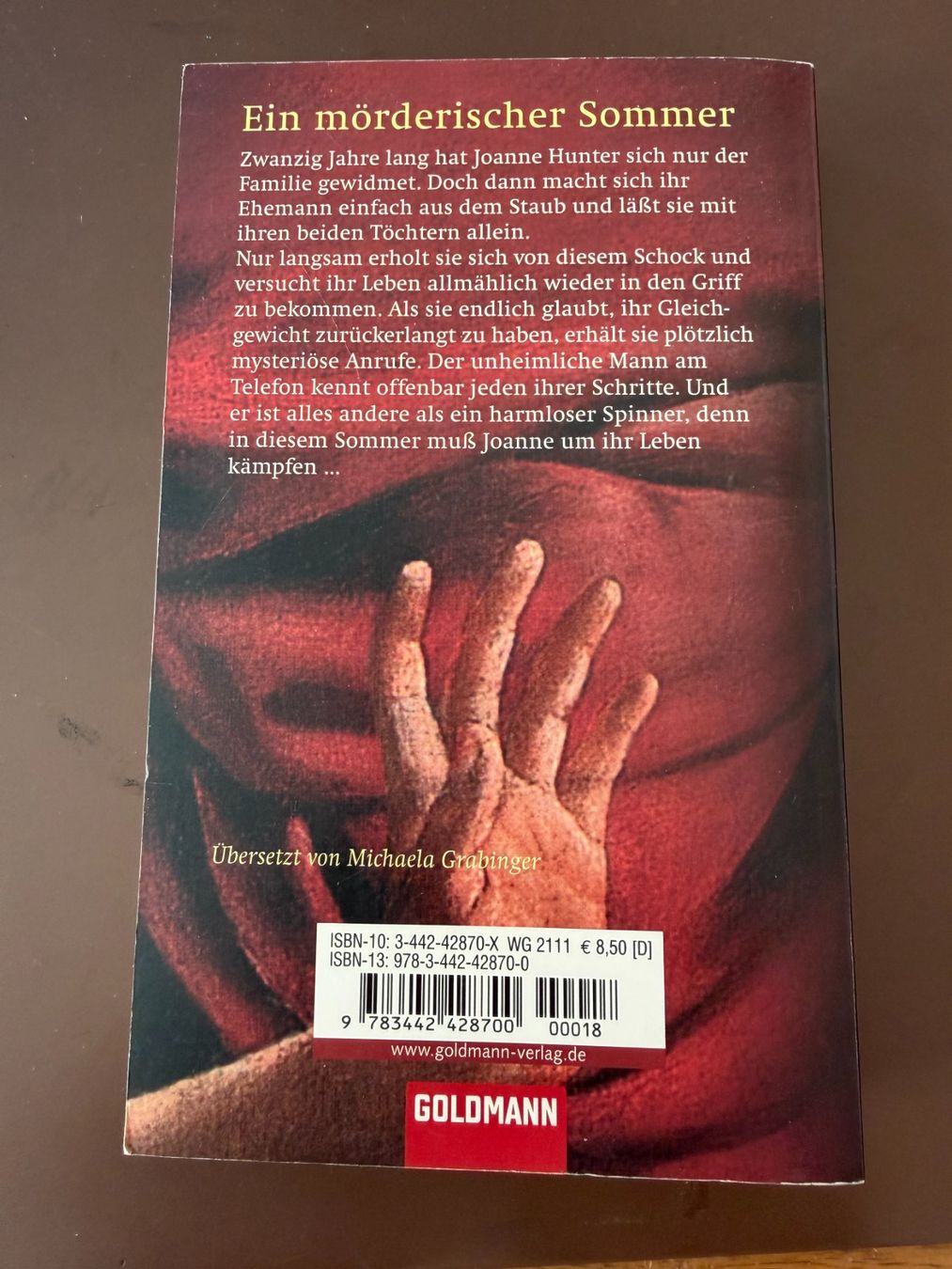 Libri: Ein mörderischer Sommer / Joy Fielding / Thriller – Usato da Wetzikon ZH venduto da eri_gy6j 1