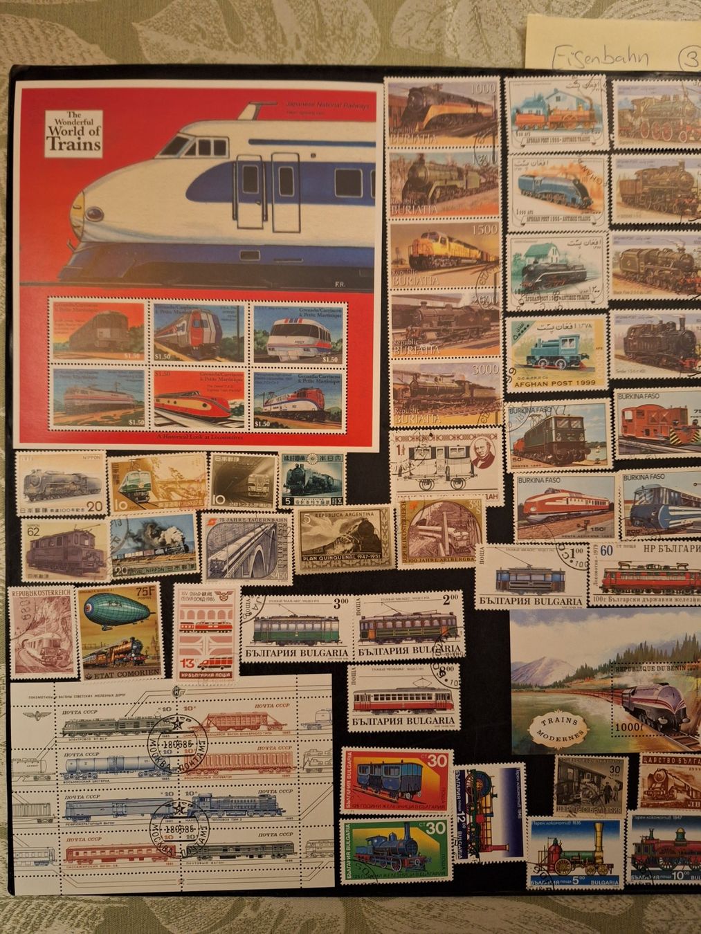 Alle Briefmarken: Grosse Eisenbahn-Sammlung (3) – Gebraucht aus Genolier von Antoine30 3