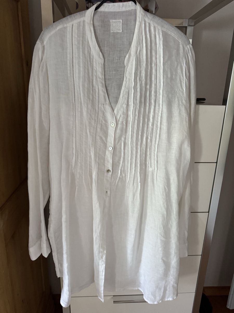Massimo Dutti Camicette: Leinenhemd weiss, Grösse L , Neuwertig – Nuovo (secondo la descrizione) da Au ZH venduto da Pulaila2020 6
