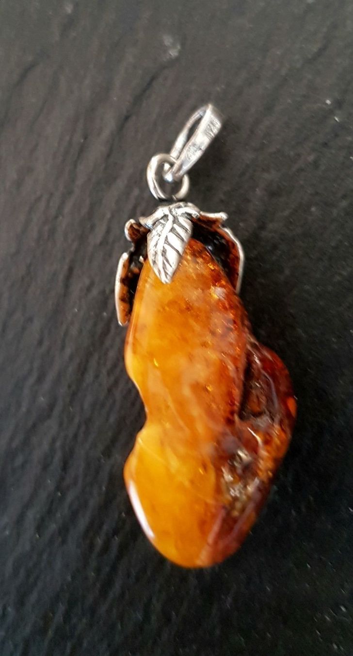 Ciondoli: Pendentif Ambre Baltique et argent 925 – Nuovo e nell'imballaggio originale da Veyrier venduto da Leilazizou 2