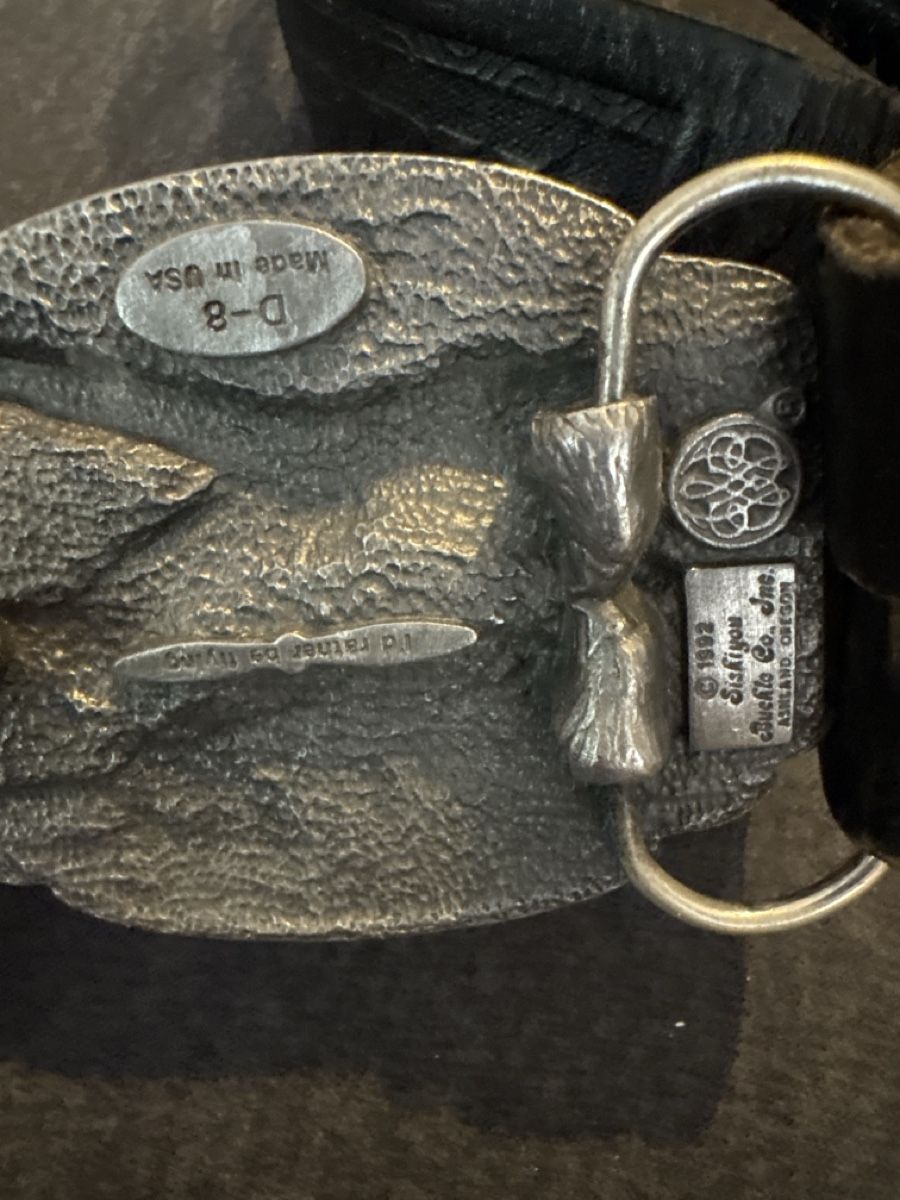 Cinture: Ceinture cuir noir boucle avion D-3 " – Usato da Carouge GE venduto da irma016 2