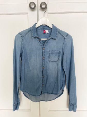 Chemise en jean classique H&M femme - Taille 32 (XS)