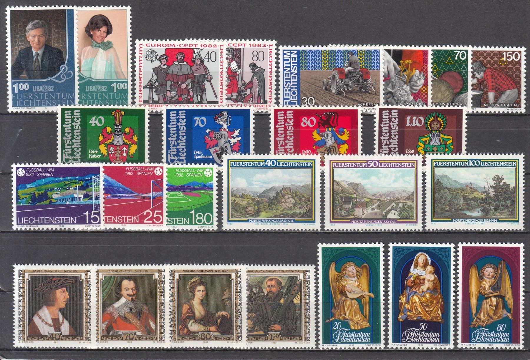 Alle Briefmarken: FL 1982 postfrisch – Gebraucht aus Bürglen TG von StampGraf