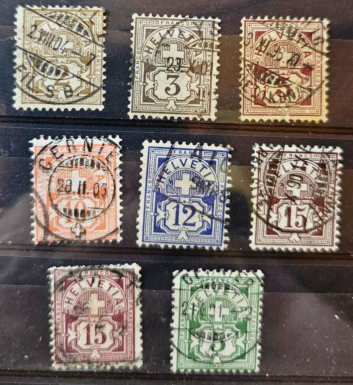 Tutti i francobolli: Ziffern Satz Nr.58B-65B gest. – Usato da Les Valettes venduto da Nuba1