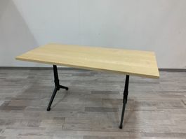 Horgenglarus Beizentisch mit Gusseisenfüssen 145 x 65 cm