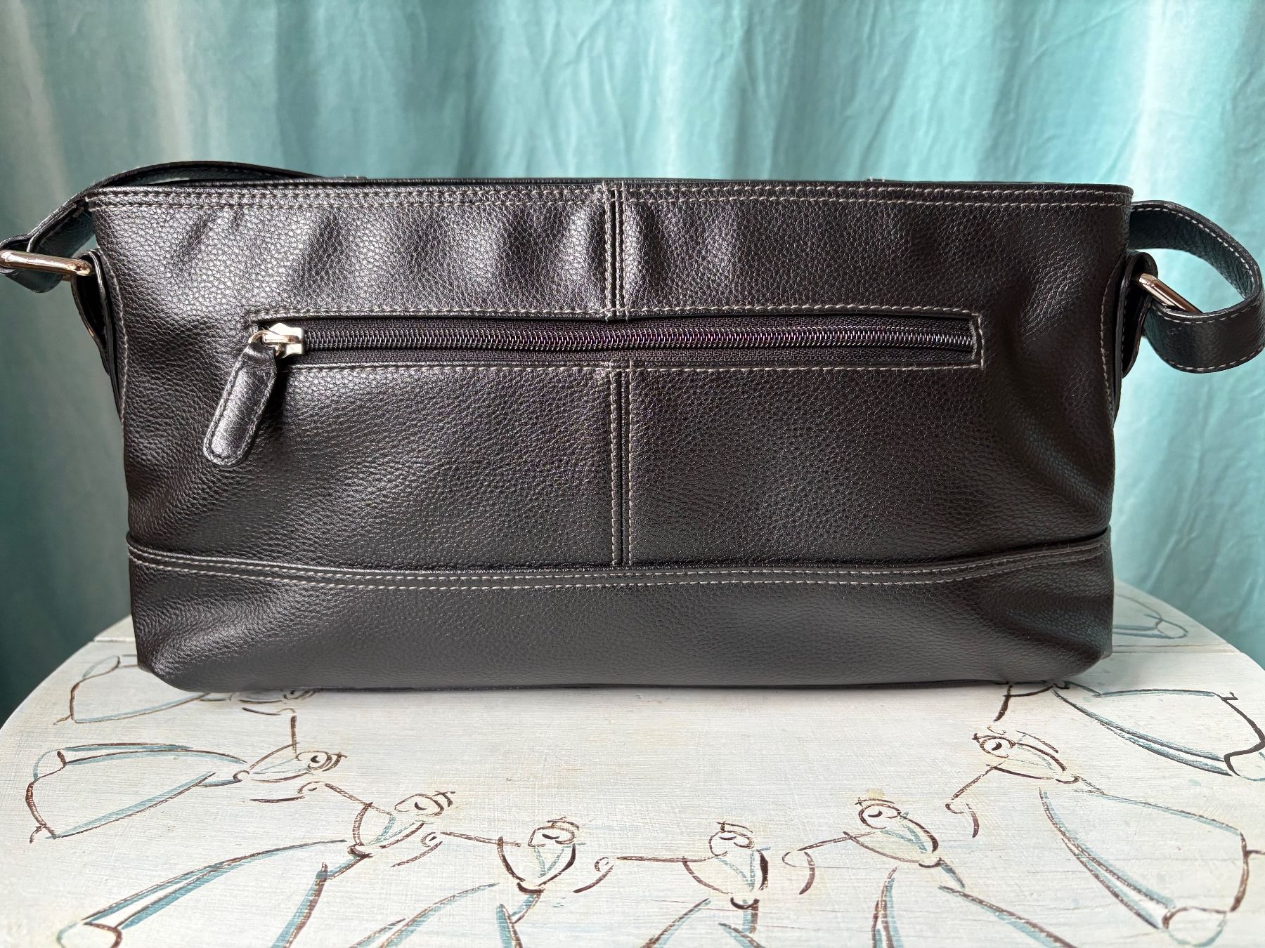 Picard Borse da donna: Picard schwarze Leder Umhängetasche – Usato da Uerkheim venduto da ruthb2112 1