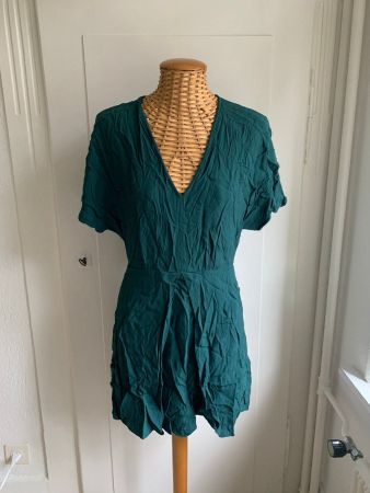 MANGO - Kleid petrolfarben M