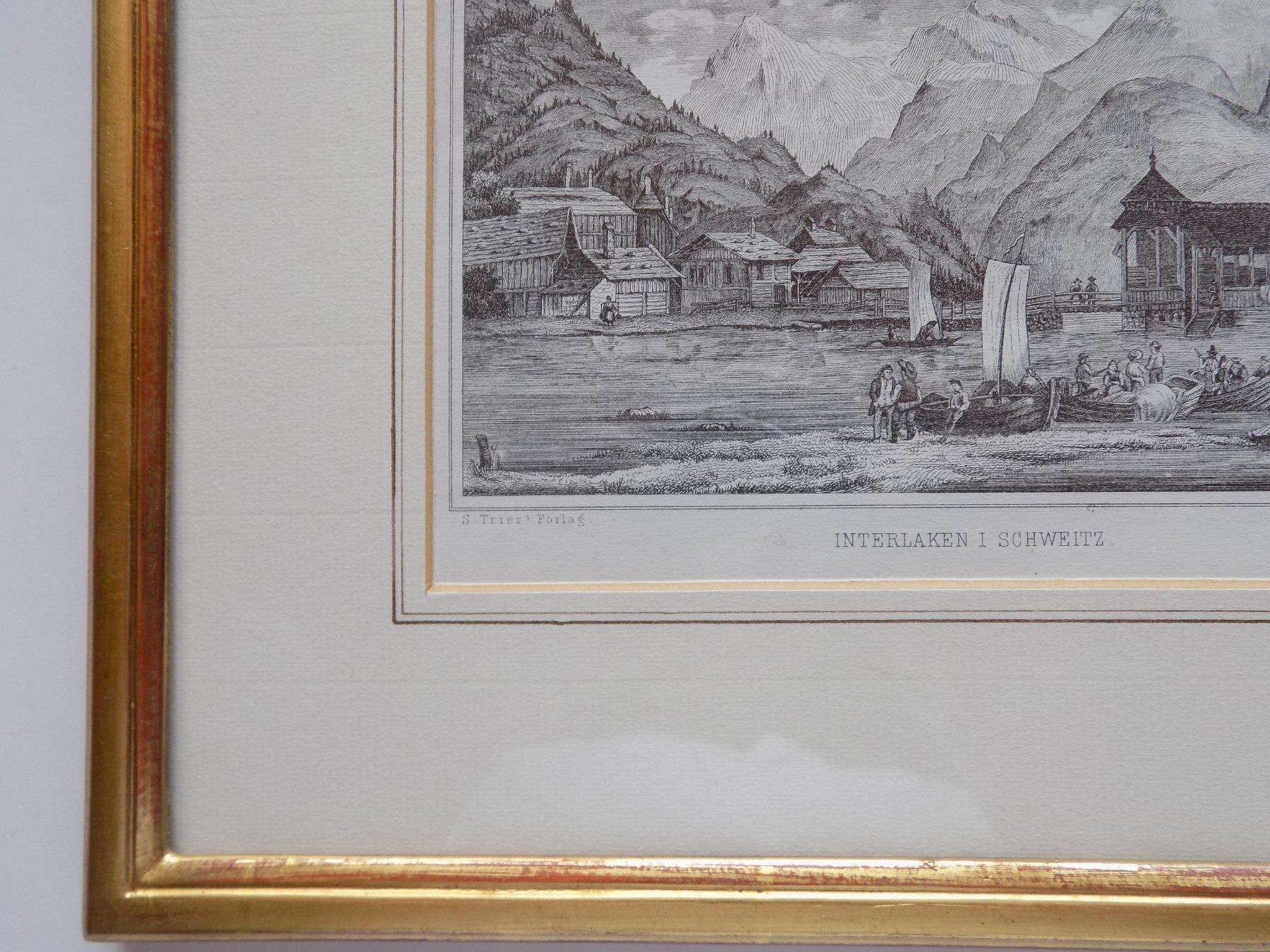 Gravures: Interlaken Goldrahmen – D'occasion à Risch par Rischli15 5