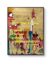 Cours de dessin, peinture, expression créative 