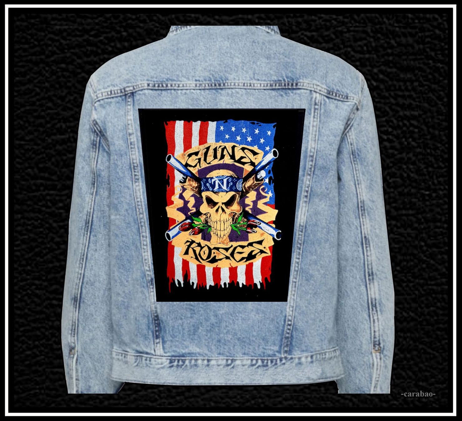 Toppe: Rücken-Aufnäher Guns N' Roses / Original Back Patch – Nuovo (secondo la descrizione) da Winterthur venduto da --carabao-- 1