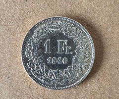 1 Fr. Silber Schweiz 1940