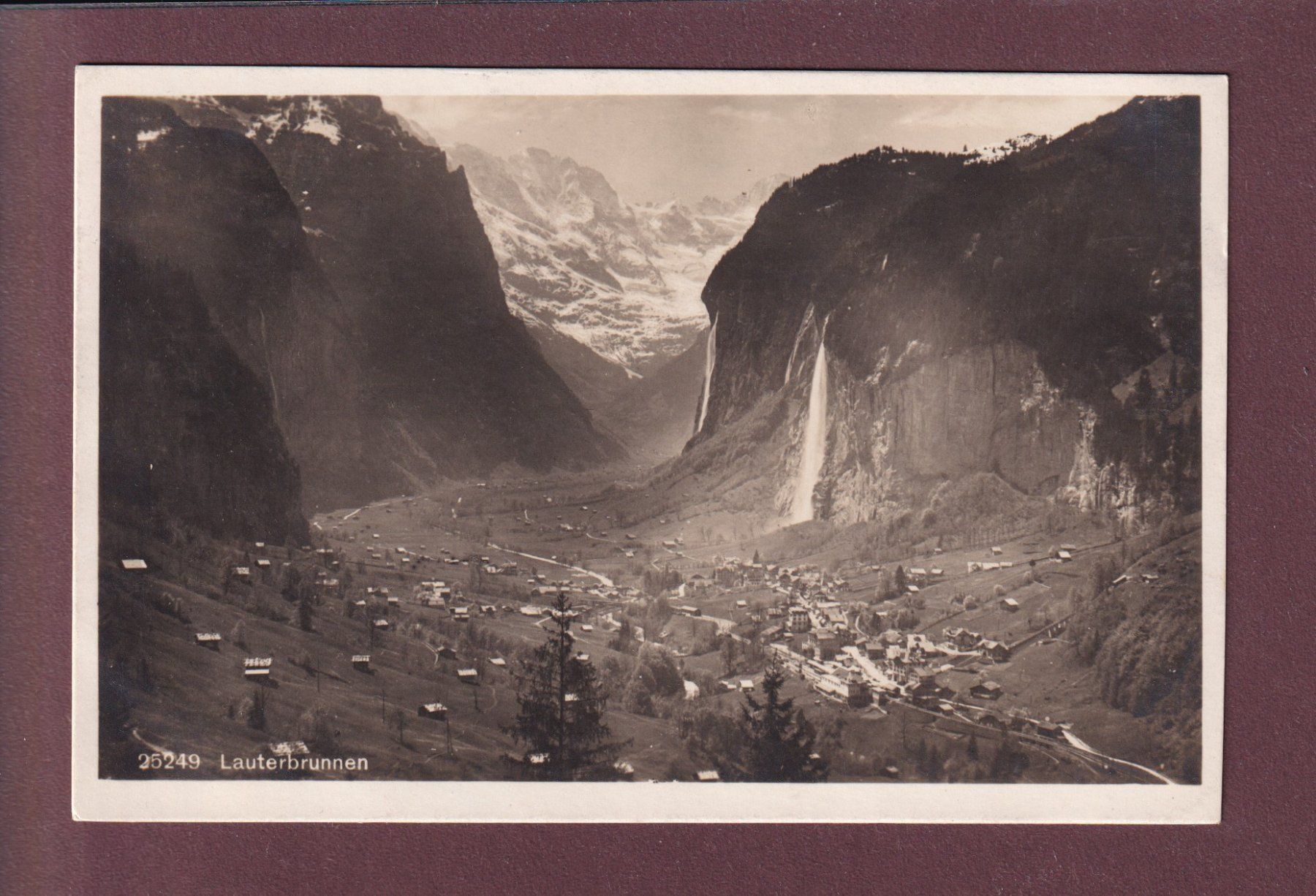 Cartoline postali: LAUTERBRUNNEN - 1925 – Usato da Pully venduto da nicecards