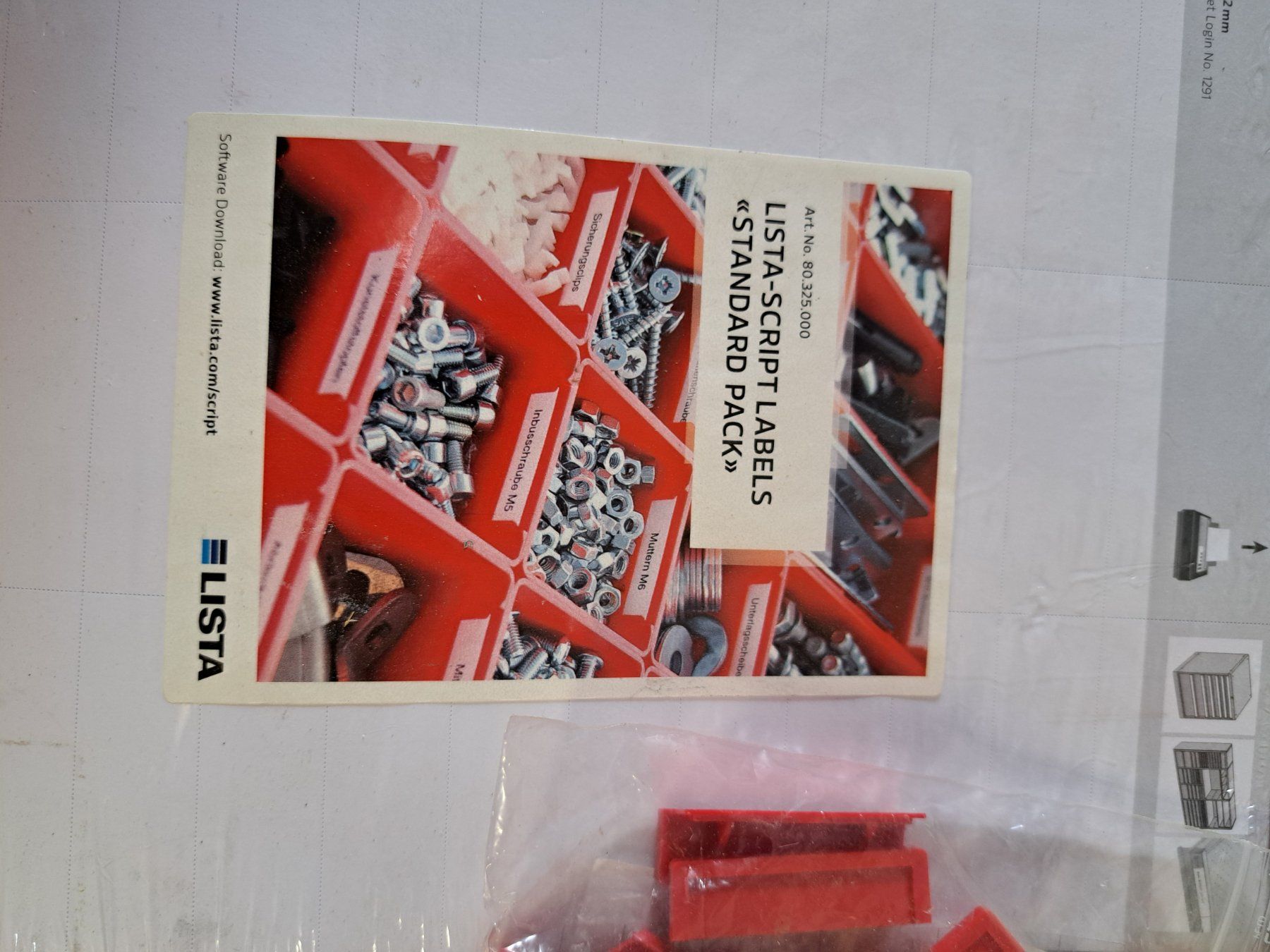 Contenitori & Simili: Lista einteilungsmaterial Beschriftung – Usato da Widnau venduto da Senna7 2
